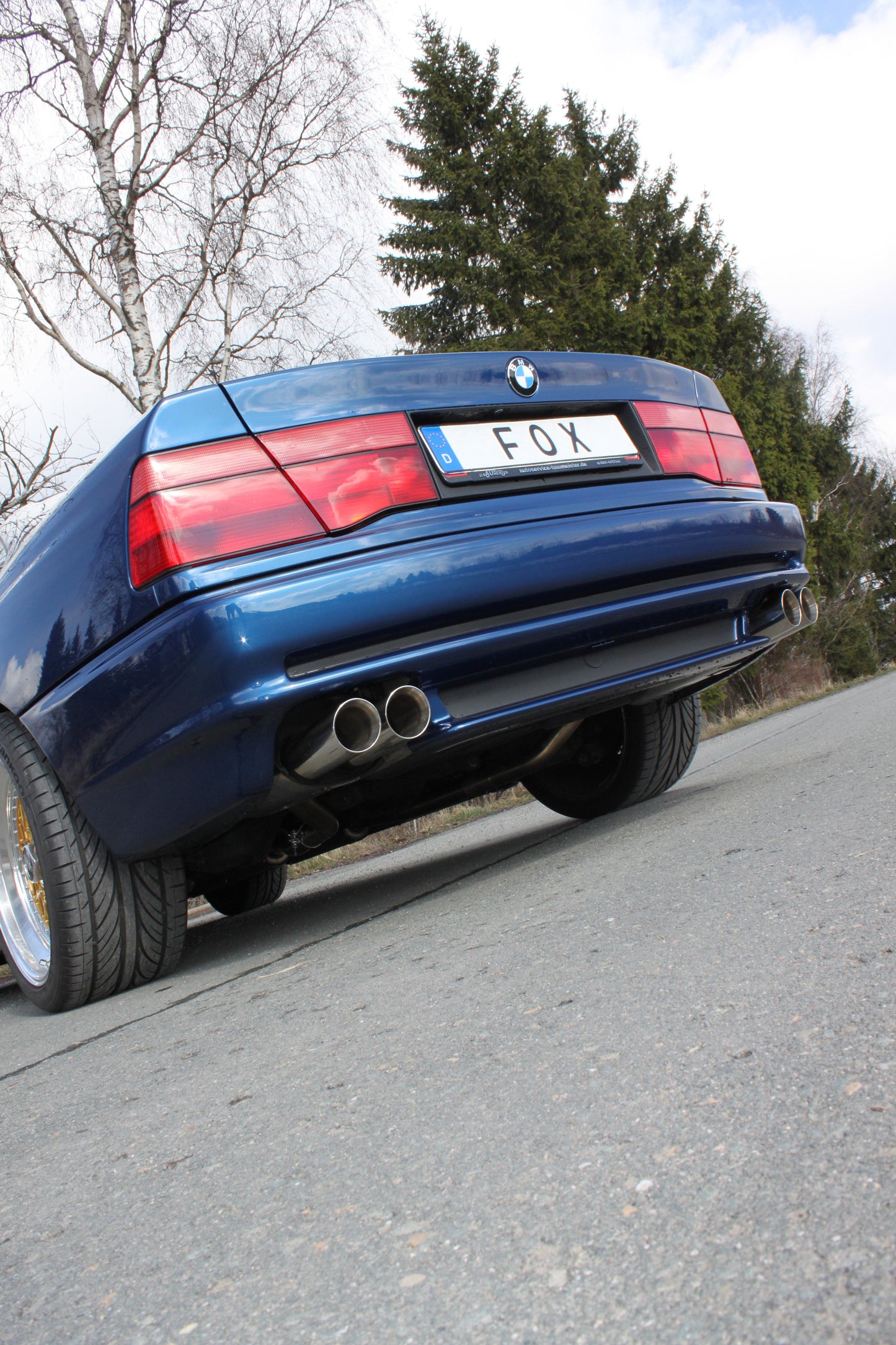 BMW E31 850i Endschalldämpfer rechts/links - 2x90 Typ 25 rechts/links