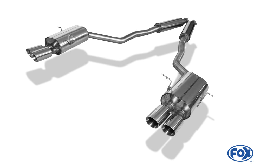 BMW E31 850i Endschalldämpfer rechts/links und Vorschalldämpfer - 2x90 Typ 25 rechts/links