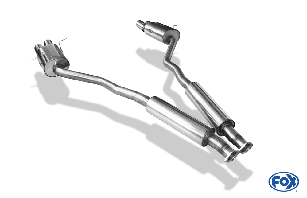 BMW E31 850i Endschalldämpfer rechts/links und Vorschalldämpfer - 2x90 Typ 25 rechts/links
