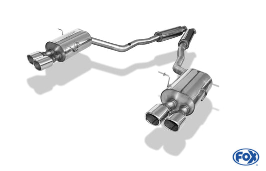 BMW E31 850i Endschalldämpfer rechts/links und Vorschalldämpfer - 2x93x79 Typ 70 rechts/links