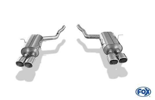 BMW E31 850i Endschalldämpfer rechts/links - 2x93x79 Typ 70 rechts/links