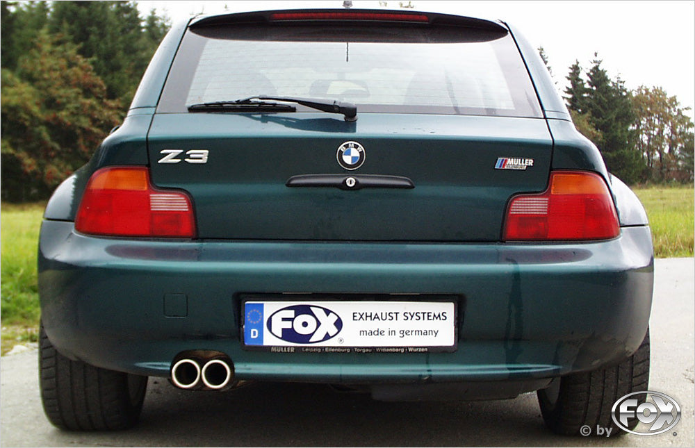 BMW Z3 Roadster & Coupe - E36 Endschalldämpfer - 2x70 Typ 13
