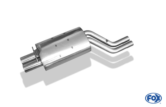 BMW X3 Endschalldämpfer - 2x76 Typ 13