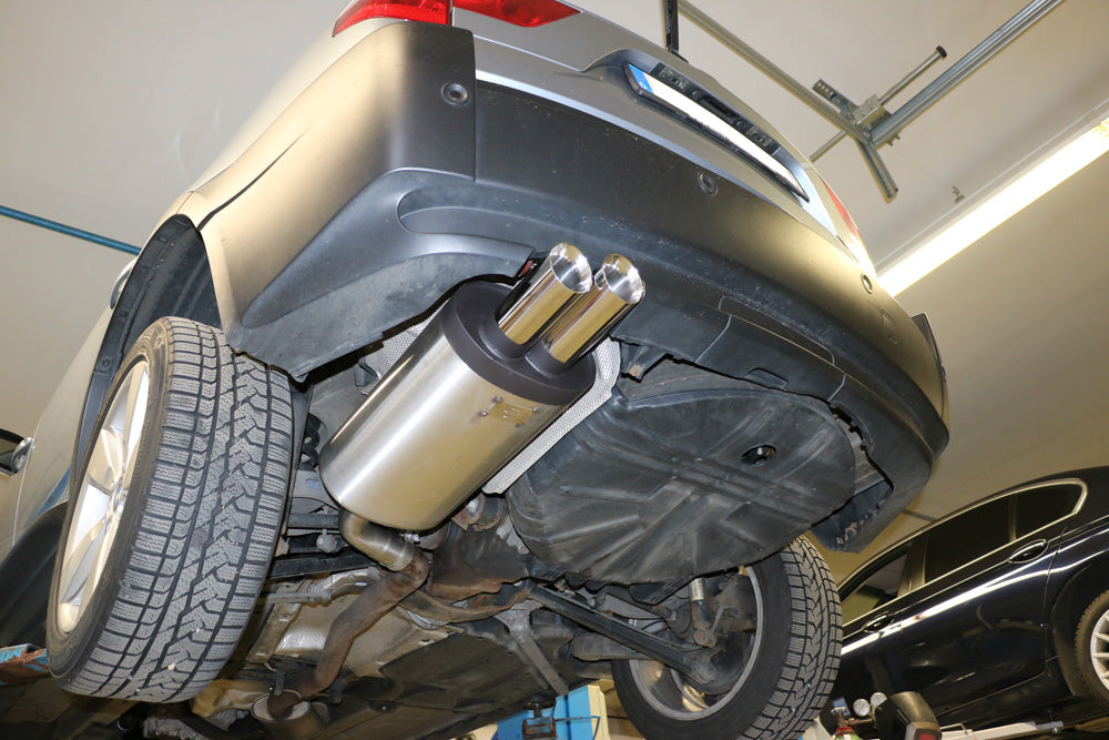 BMW X3 - X53 Endschalldämpfer auf original Vorschalldämpfer - 2x80 Typ 25