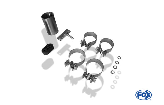 BMW X3 F25 Endschalldämpfer quer Ausgang rechts/links - 2x90 Typ 14 rechts/links