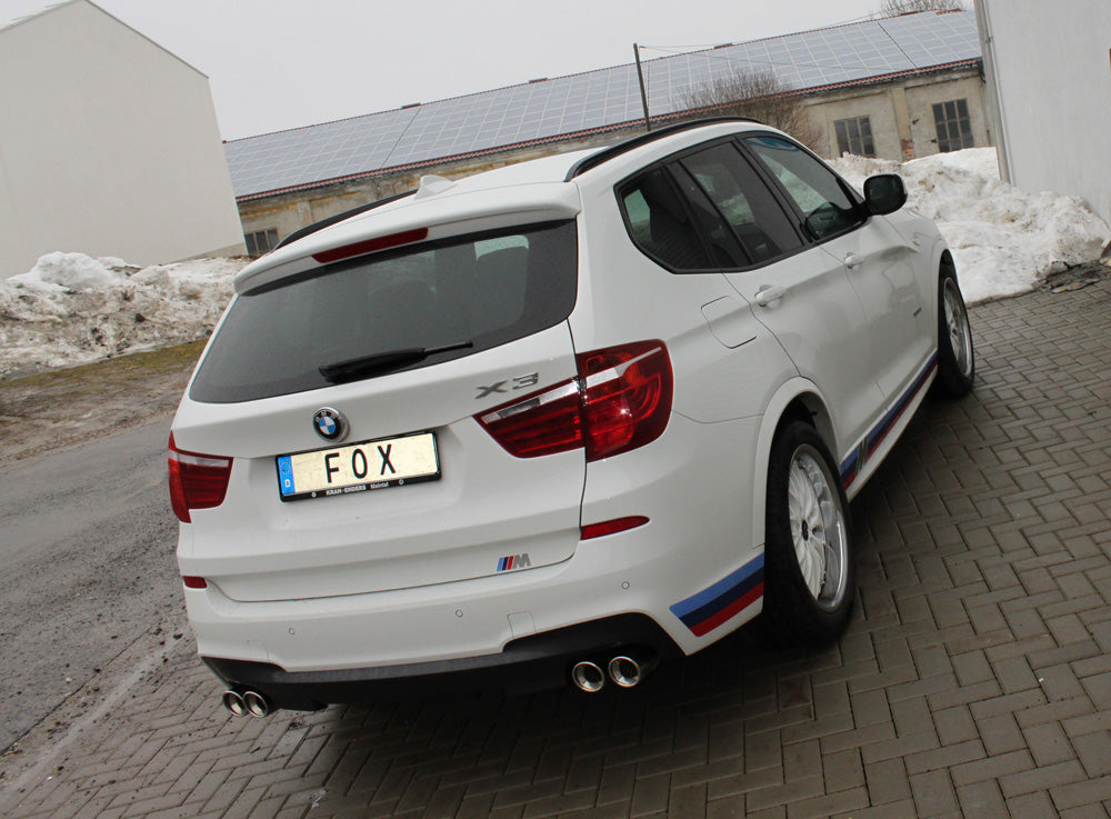 BMW X3 F25 - 35i/ 35d Endschalldämpfer Ausgang rechts/links - 2x90 Typ 17 rechts/links
