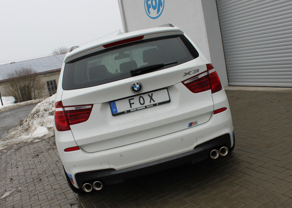 BMW X3 F25 - 35i/ 35d Endschalldämpfer Ausgang rechts/links - 2x90 Typ 17 rechts/links