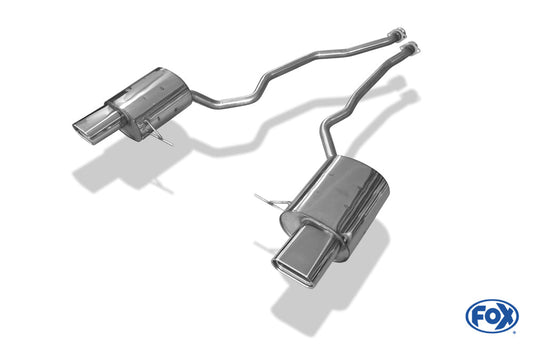 BMW X5 E53 Endschalldämpfer rechts/links - 160x80 Typ 53 rechts/links