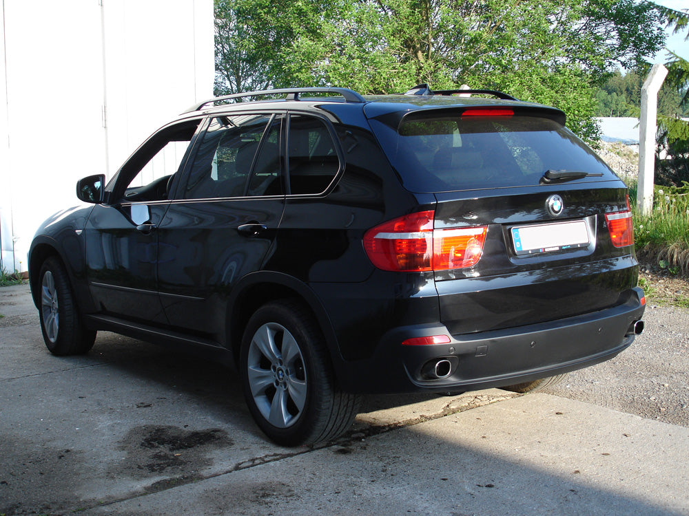 BMW X5 Typ E70 Diesel Endschalldämpfer quer Ausgang rechts/links - 1x93x79 Typ 71 rechts/links