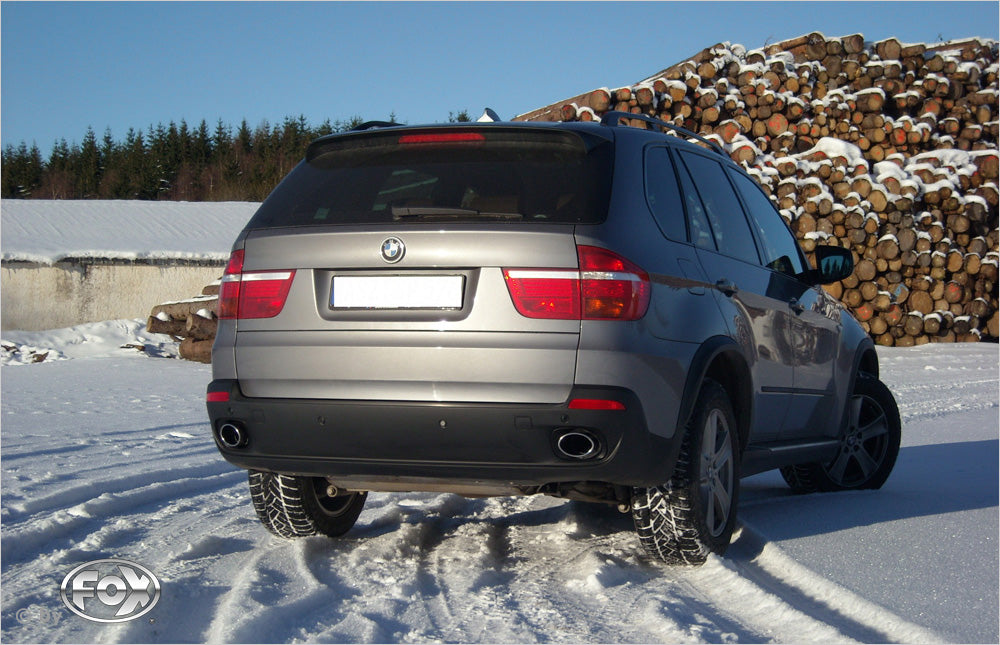 BMW X5 - E70 Endrohre passend auf original Endschalldämpfer - 115x85 Typ 38 rechts/links