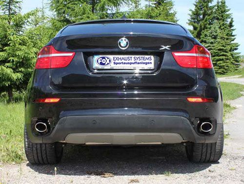 BMW X6 Endschalldämpfer quer Ausgang rechts/links - 115x85 Typ 38 rechts/links