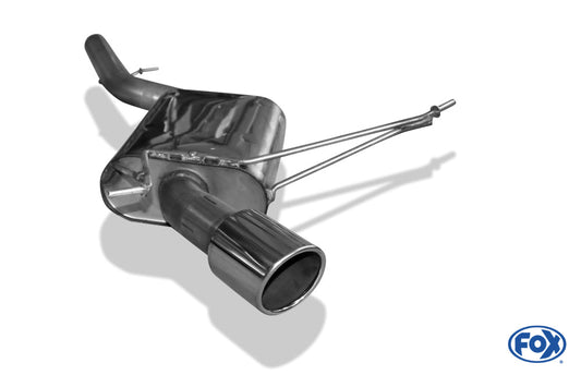 BMW X1 - X84 Diesel Endschalldämpfer - 1x100 Typ 16