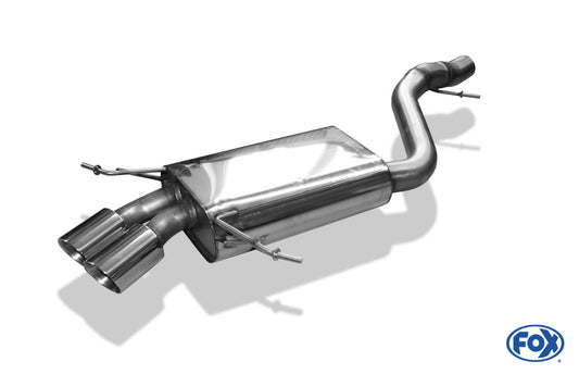 BMW X1 - X84 Benzin Endschalldämpfer - 2x80 Typ 25