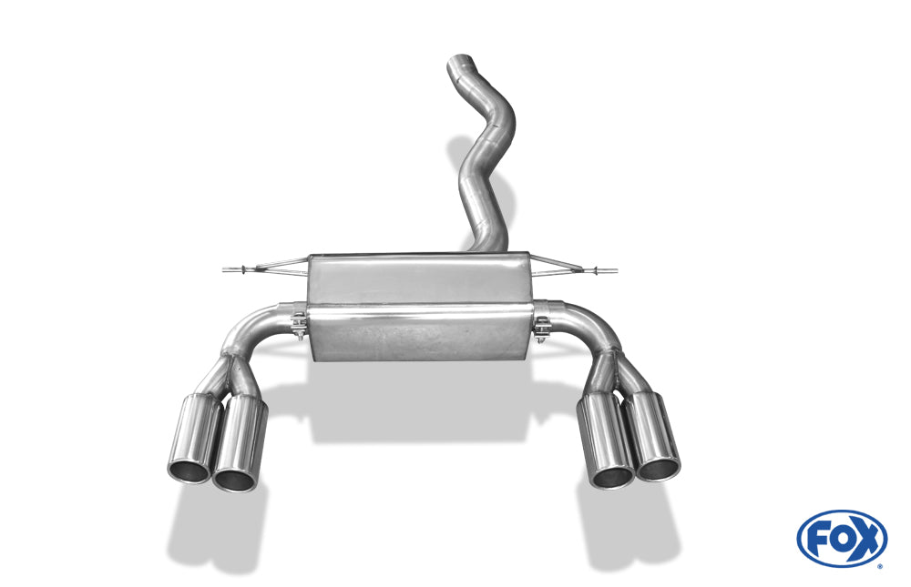 BMW F32/F33/F36 - 435i - M-Paket Endschalldämpfer quer Ausgang rechts/links - 2x80 Typ 12 rechts/links