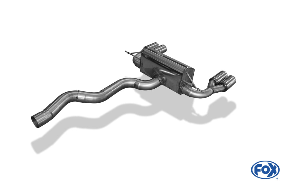 BMW F32/F33/F36 - 435i - M-Paket Endschalldämpfer quer Ausgang rechts/links - 2x80 Typ 12 rechts/links