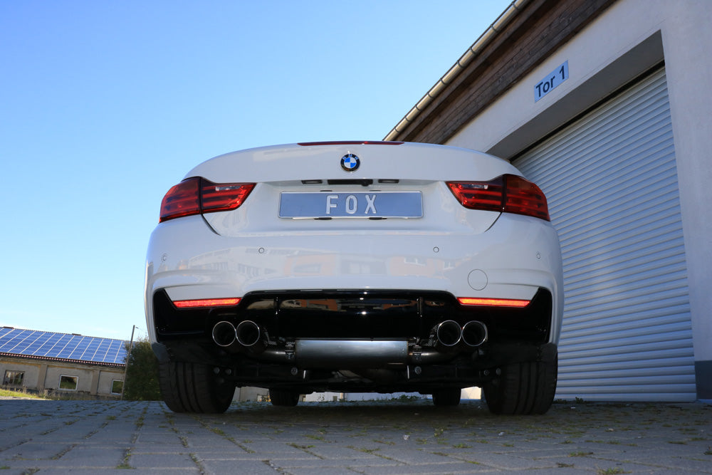 BMW F32/F33/F36 - 435i - M-Paket Endschalldämpfer quer Ausgang rechts/links - 2x80 Typ 25 rechts/links
