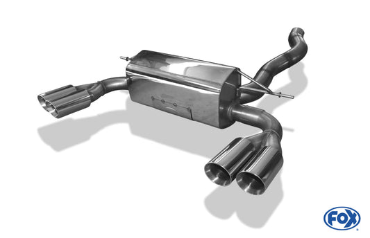 BMW F32/F33/F36 - 435i - M-Paket Endschalldämpfer quer Ausgang rechts/links - 2x80 Typ 25 rechts/links