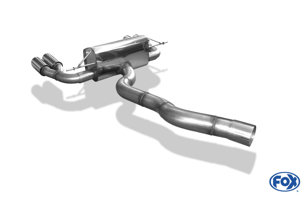 BMW F32/F33/F36 - 435i - M-Paket Endschalldämpfer quer Ausgang rechts/links - 2x80 Typ 25 rechts/links
