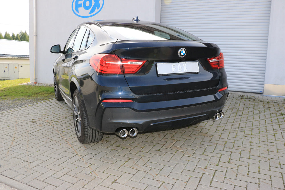 BMW X4 F26 Endschalldämpfer quer Ausgang rechts/links - 2x90 Typ 17 rechts/links