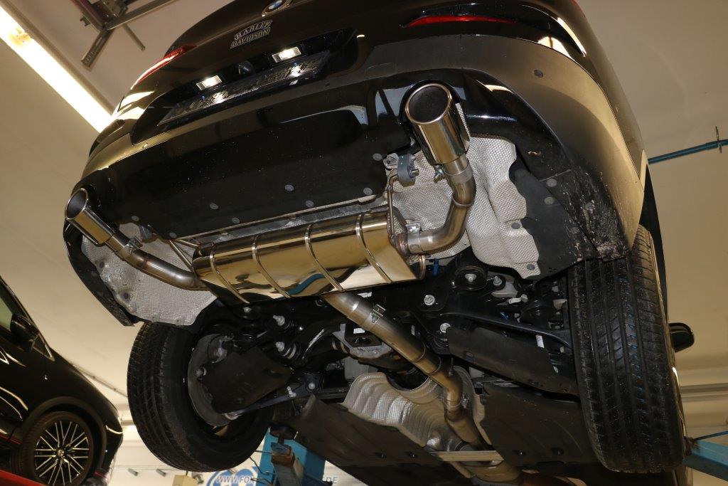 BMW X4 G02 - 20i Endschalldämpfer quer Ausgang rechts/links - 1x90 Typ 16 rechts/links