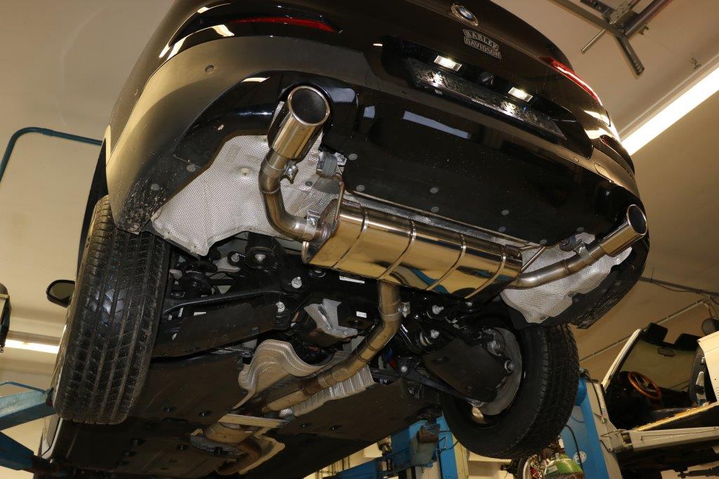 BMW X4 G02 - 20i Endschalldämpfer quer Ausgang rechts/links - 1x90 Typ 16 rechts/links