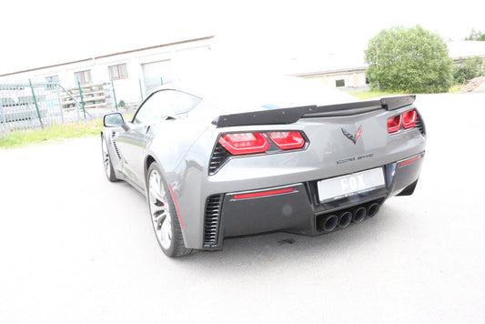 Corvette C7/ Z06 Endschalldämpfer Ausgang mittig - 4x100 Typ 25 mittig SCHWARZ
