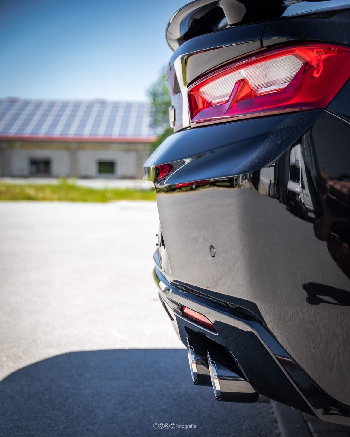 FOX Chevrolet Camaro - A1XC Endschalldämpfer quer Ausgang rechts/links mit 2 Abgasklappen - 2x100 Typ 25 rechts/links mit schwarzen Covern