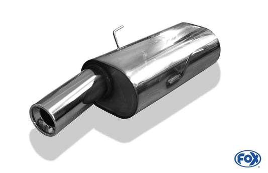 Citroen Saxo/ Peugeot 106 Sport Endschalldämpfer einflutig - 1x90 Typ 13