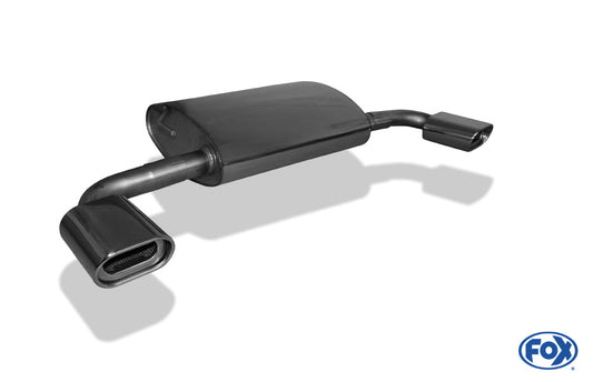 Citroen C-Crosser - Bj. ab 06` Endschalldämpfer quer Ausgang rechts/links - 135x80 Typ 53 rechts/links