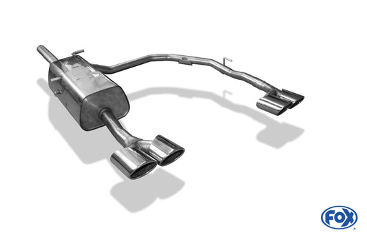 Citroen C4 - B7 Endschalldämpfer Ausgang rechts/links - 2x106x71 Typ 32 rechts/links