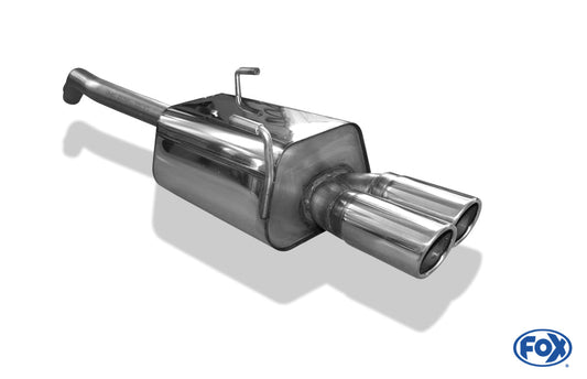 Citroen C8/ Peugeot 807 Endschalldämpfer - 2x80 Typ 16