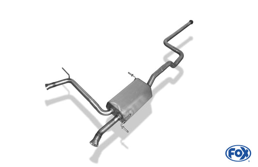 Citroen DS5 Endschalldämpfer Ausgang rechts/links in den originalen Endrohren