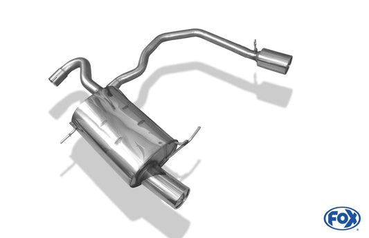 Chrysler PT Cruiser Limousine & Cabrio Endschalldämpfer Ausgang rechts/links - 1x100 Typ 13 rechts/links