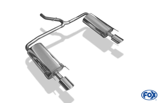 Chrysler Sebring Coupe&Cabrio Typ JR Endschalldämpfer rechts/links - 115x85 Typ 33 rechts/links