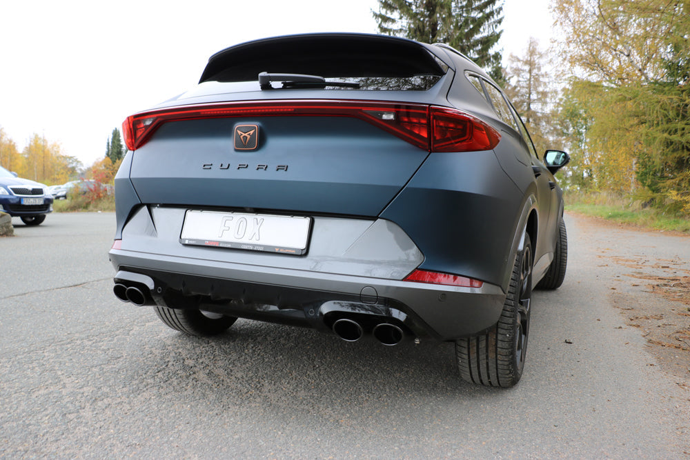 CUPRA Formentor 4x4 Halbanlage ab Kat - 2x106x71 Typ 32 rechts/links schwarz emalliert - mit 2 elektronischen Klappen
