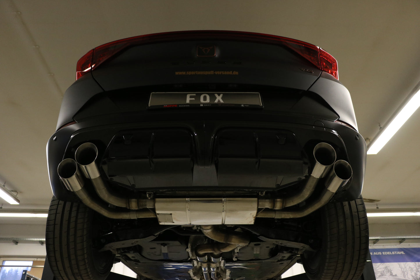 FOX CUPRA Formentor 4x4 - VZ5 Endschalldämpfer mit 2 Abgasklappen - 2x100 und 2x90 Typ 25