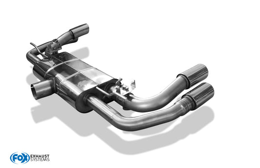FOX CUPRA Formentor 4x4 - VZ5 Endschalldämpfer mit 2 Abgasklappen - 2x88x74 Typ 32 rechts/links