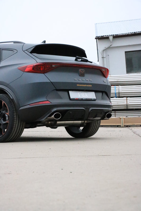 FOX CUPRA Formentor 4x4 - VZ5 Endschalldämpfer mit 2 Abgasklappen - 1x140x90 Typ 32 rechts/links