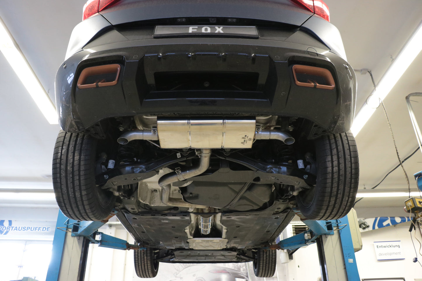 FOX Cupra Formentor 4x2 Endschalldämpfer Ausgang rechts/links