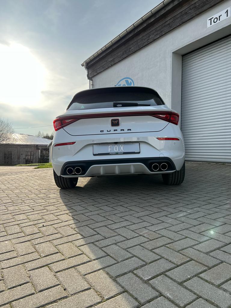 FOX Cupra Leon 4x2 - KL Endschalldämpfer Ausgang rechts/links - 2x80 Typ 16 rechts/links