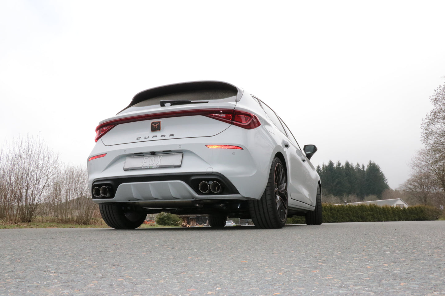 FOX Cupra Leon 4x2 - KL Endschalldämpfer Ausgang rechts/links - 2x80 Typ 25 rechts/links