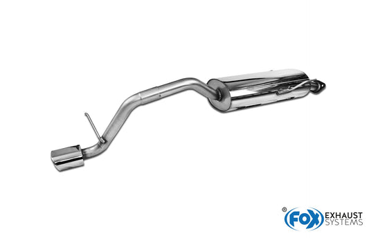 Daihatsu Terios J2 4x4 Endschalldämpfer einseitig - 135x80 Typ 53