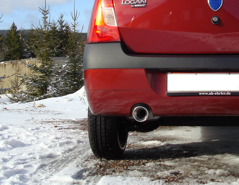 Dacia Logan Limousine Benzin Endschalldämpfer einseitig - 1x90 Typ 13