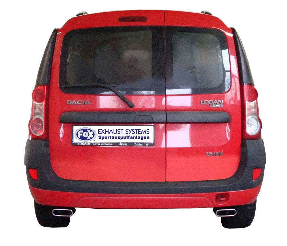 Dacia Logan Kombi Endschalldämpfer Ausgang rechts/links - 130x50 Typ 52 rechts/links