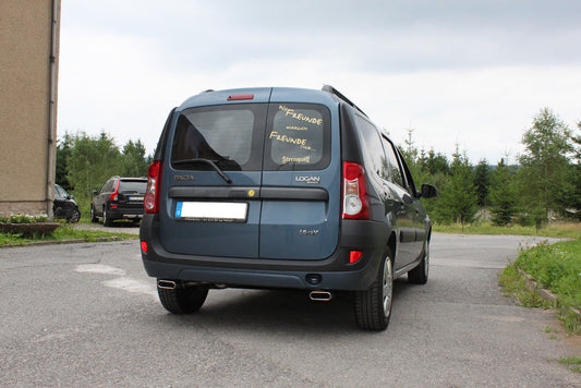 Dacia Logan Kombi Endschalldämpfer Ausgang rechts/links - 130x50 Typ 52 rechts/links