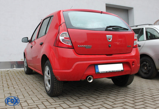 Dacia Sandero Endschalldämpfer - 1x90 Typ 13