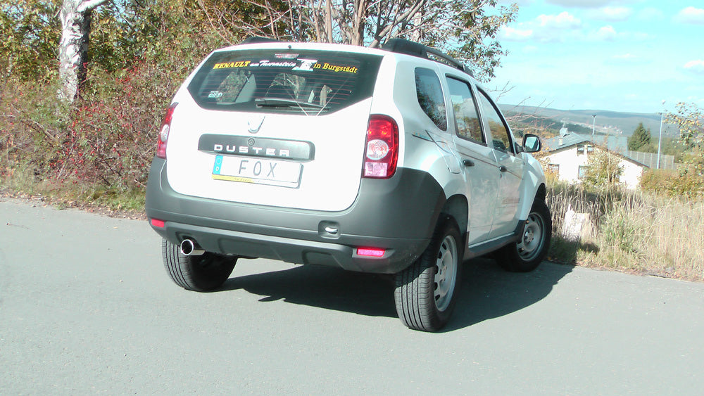 Dacia Duster 4x2 - Frontantrieb Endschalldämpfer - 1x90 Typ 12