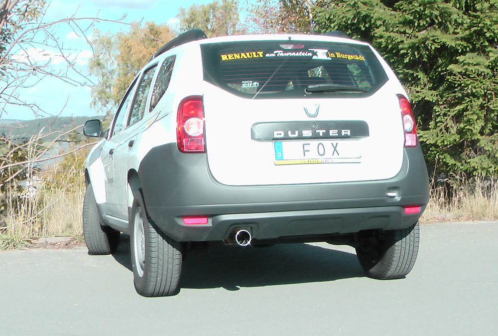 Dacia Duster 4x2 - Frontantrieb Endschalldämpfer - 1x90 Typ 12