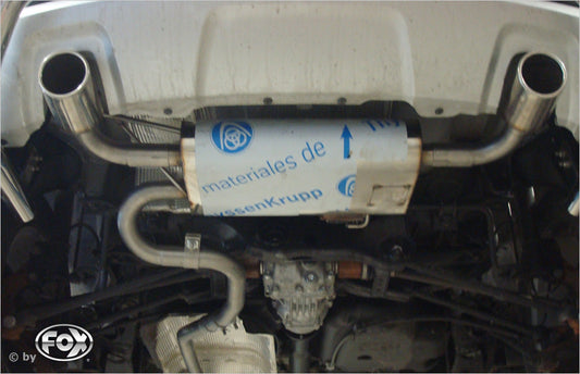 Dacia Duster 4x4 Facelift Endschalldämpfer quer Ausgang rechts/links - 1x90 Typ 16 rechts/links