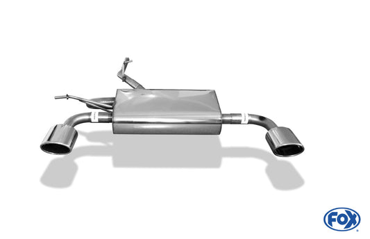 Dacia Duster 4x4 Facelift Endschalldämpfer quer Ausgang rechts/links - 115x85 Typ 32 rechts/links